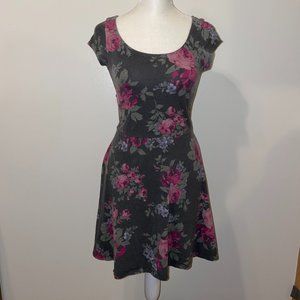 Grey Floral dress